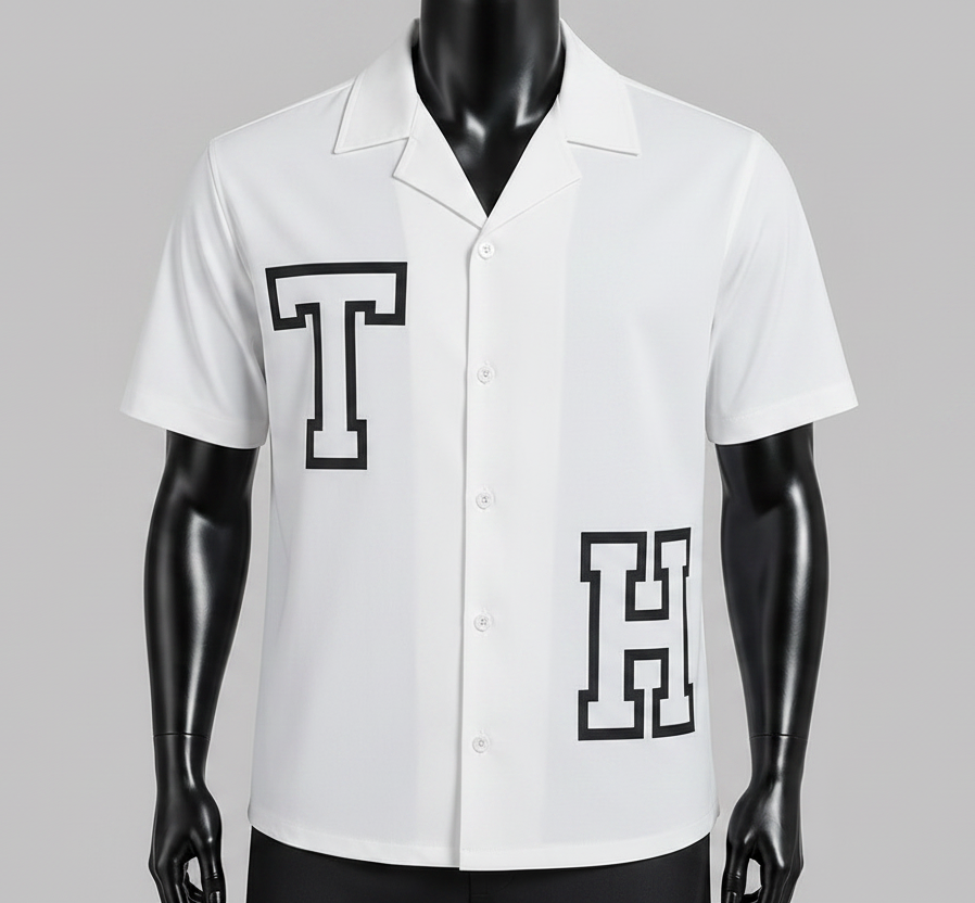 TH short sleeve boxy cuban shirts