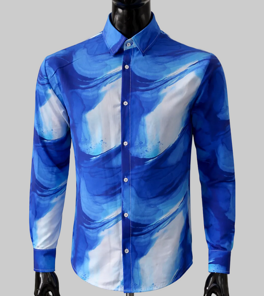 Abstract Waves shirt